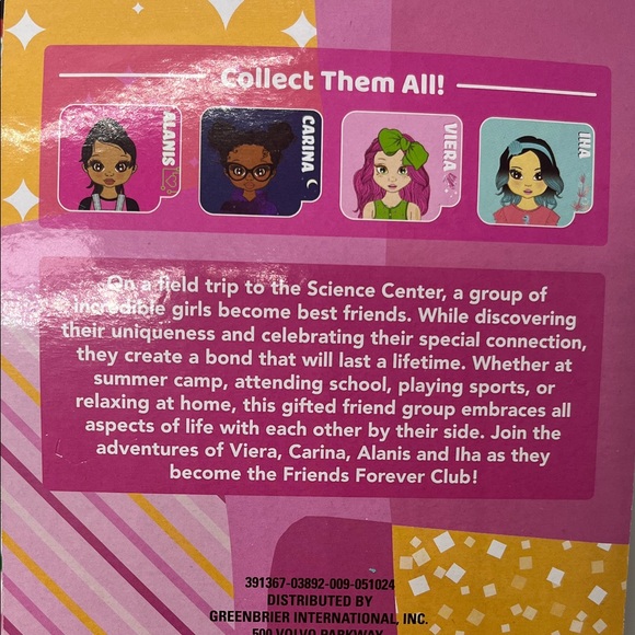 Friends Forever Club Dolls Set - Green, Blue, Red, and Pink Outfits - Picture 14 of 15